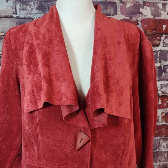 IC By Connie K Faux Suede Jacket - Picture 6 of 8